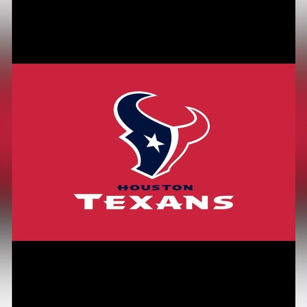 Houston Texans Flag, Football Fans, Mancave, Garden, Banner, Red, Grommets 5'x3'